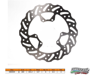 Bremseskive for Delta Braking 450 CRF RX 18 årg. 17 - 23